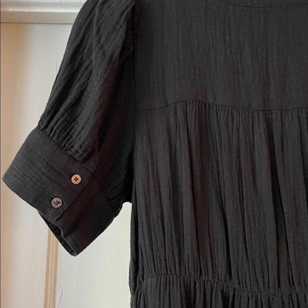 Madewell Lightspun Button Front Tiered Midi Dress | Size 2 | NWOT - Picture 5 of 5